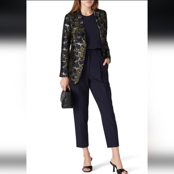 Derek Lam Collective Tulip Print Suit Jacket Sz 42 / US M - Picture 6 of 6